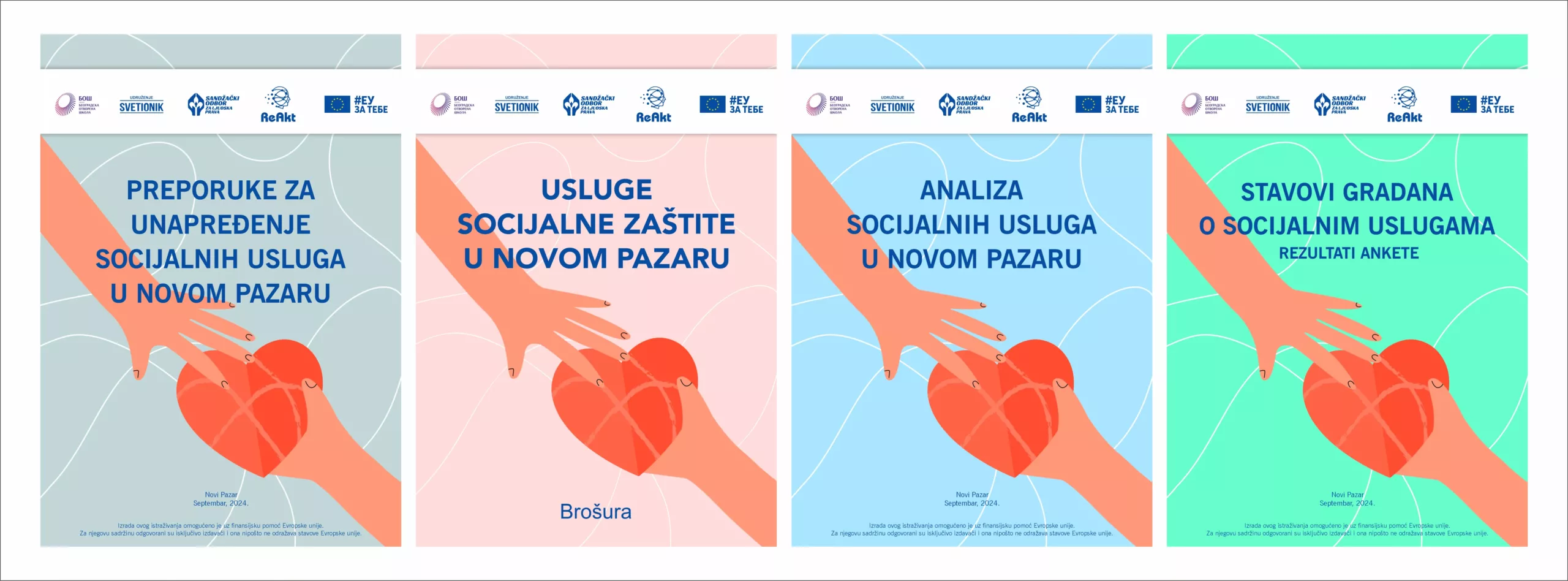 Objavljene četiri publikacije o socijalnim uslugama u Novom Pazaru